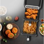 Friggitrice ad aria - FAGOR - FG7503 - Capacità 8 litri - Doppio serbatoio da 4 litri - 8 programmi - 2600 W - immagine 3