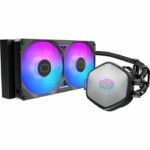 COOLER MASTER - MasterLiquid 240 Atmos II LCD ARGB - Raffreddamento a liquido AIO - Ventole da 120 mm - immagine 3