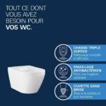 Vaso WC sospeso compatto GROHE Euro Ceramic - Porcellana vetrificata - Senza brida - Bianco - immagine 4