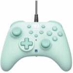Gamepad - Nintendo Switch e Switch 2 - Cablato - Verde - Horipad Turbo - Pulsanti posteriori programmabili - Hori