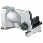 Affettatrice elettrica universale - SEVERIN - AS3917 - 150 W - Lama rimovibile in acciaio inox da 0 a 23 mm - Acciaio inox