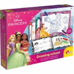 Scuola di Disegno + Pennarelli Profumati - Principesse - LISCIANIGIOCHI - Kit da Disegno - Lavagne Cancellabili - Età 4+