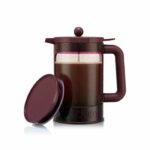Caffettiera - BODUM - Set per caffè in grani, per bevande calde e fredde - 1,5 L - 12 tazze - Con coperchio - Rossa