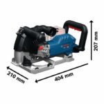 BOSCH PROFESSIONAL Fresa per scanalature in calcestruzzo - GNF18V-40 - Taglio 2 mm - 3,9 cm - Con accessori + strumento di spaccatura + 2 dischi - immagine 3