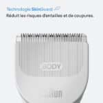 Rifinitore per il corpo - BRAUN - BG3500 - 80 min - Impermeabile - Grigio - immagine 3