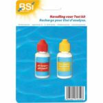 Kit di ricarica per tester dell'acqua della piscina - BSI - Tester di pH e cloro - Kit di ricarica - Analisi dell'acqua di piscine e spa - Controllo della qualità dell'acqua