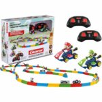 Set di 2 kart radiocomandati - CARRERA RC - Mario Kart Tabletop - Mario e Luigi - Pista personalizzabile - Età 6+
