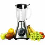 Frullatore - CECOTEC - Power Black Titanium PerfectiMix - 2000 W - 1,8 L - Ciotola in vetro - Acciaio inossidabile / Nero