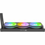 THERMALTAKE - TH360 V3 A-RGB Sync - CL-W466-PL12SW-A - Raffreddamento a liquido AIO - 1 ventola ARGB da 360 mm - Nero - immagine 2
