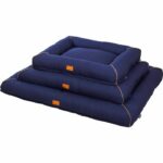 Cesto Jerome  Blu scuro / Cognac  110 × 90 × 10 cm - immagine 2