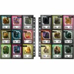 Raccoglitore a 10 fogli con 9 tasche - Konix - Giochi di carte collezionabili - Magic: The Gathering, Pokémon, Yu-Gi-Oh! - Nero