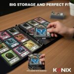 Raccoglitore a 10 fogli con 9 tasche - Konix - Giochi di carte collezionabili - Magic: The Gathering, Pokémon, Yu-Gi-Oh! - Nero - immagine 5