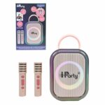 Kit karaoke Bluetooth Stitch - LEXIBOOK - 2 microfoni wireless - Batteria ricaricabile integrata - Bluetooth - Design portatile