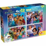Puzzle a doppia faccia MaxiFloor - Encanto - LISCIANIGIOCHI - 4 x 48 pezzi - Età 4 anni e oltre