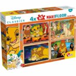 Puzzle MaxiFloor - Il Re Leone - LISCIANIGIOCHI - 4 x 48 pezzi - Età 4+