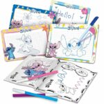 Pocket Drawing Studio - Stitch - LISCIANIGIOCHI - Kit da disegno - Lavagne cancellabili - Pennarelli inclusi - Età 3+ - immagine 2