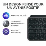 Tastiera wireless Logitech MX Keys S Plus AZERTY con poggiapolsi nero - immagine 5