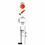 Canestro da basket per bambini - MARVEL - Supporto regolabile 155 cm - immagine 5