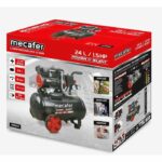 Compressore - Orizzontale - Mecafer - Power Silent - 24 L - 1,5 HP - 175 L/min - Silenzioso - immagine 2