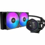 COOLER MASTER - MasterLiquid Core Nex Digital 240 Black ARGB - MLX-D24M-A18PA-RD - Raffreddamento a liquido - Ventola Ø 120 mm