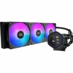 COOLER MASTER - MasterLiquid Core Nex Digital 360 Black ARGB - MLX-D36M-A18PA-RD - Raffreddamento a liquido - Ventola Ø 120 mm