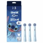 Set di 3 testine di ricambio Stitch - ORAL-B - iO Kids 6+ - Per bambini - Extra morbide - Per iO2 Kids - Disney - Età 6+