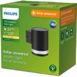 Applique da parete - PHILIPS - Fyce - ad energia solare - nera - immagine 2