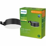 Applique da parete - PHILIPS - Vynce - Solare rotonda - Nera - immagine 4