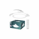 Ventilatore da soffitto - Philips - Bliss - Pale retrattili - Diametro 106 cm - Bianco - LED integrato + telecomando