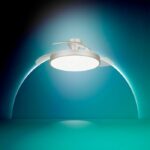 Ventilatore da soffitto - Philips - Atlas - Pale retrattili - Diametro 106 cm - Nichel - LED integrato + telecomando - immagine 2