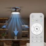 Ventilatore da soffitto - Philips - Atlas - Pale retrattili - Diametro 106 cm - Nichel - LED integrato + telecomando - immagine 4