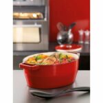 Casseruola rotonda - PYREX - Cottura lenta - 24 cm - Rossa - immagine 4