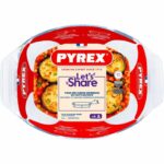 Teglia ovale da forno - PYREX - Let's Share - 35 x 24 cm - Vetro