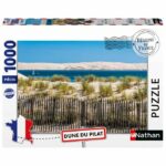 Nathan - Puzzle da 1000 pezzi - Veduta della Duna del Pilat (Collezione Regioni della Francia) - Età 14+ - Incastro perfetto - 12001879