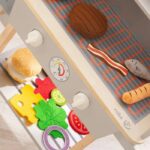 Cucina barbecue per bambini - ROBA - Legno massello - 14 accessori - Grigio/Naturale - immagine 5