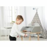 Cucina barbecue per bambini - ROBA - Legno massello - 14 accessori - Grigio/Naturale - immagine 6