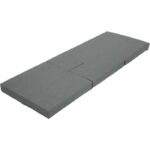Chaise longue pieghevole multiposizione - SAMBA - Schiuma e tessuto - Grigio scuro - 190 x 70 x 9 cm - immagine 2