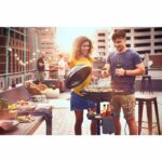 Barbecue elettrico con gambe - SEVERIN - PG8541 - 2000 W - Ampia superficie di cottura Ø 41 cm - Termostato regolabile - Nero opaco - immagine 4