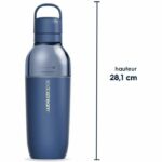 SODASTREAM Borraccia termica isolante - Fizz&Go Easy-Mix - 0,71 L - Per gasatori e macchine per bibite - Mantiene le bevande fredde per 6 ore - Blu