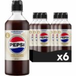 SODASTREAM Bevanda concentrata - Pepsi Zero senza caffeina - Fino a 9 L - Per gasatori e macchine per bibite - Confezione da 6 x 440 ml