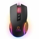 Mouse da gioco cablato - THE G-LAB - KULT THORIUM - 12800 DPI - Ergonomico - 7 pulsanti - Retroilluminazione RGB