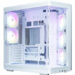ZALMAN - ZM-P60WH - P60 - Case per PC senza alimentatore - Mid Tower - Fattore di forma ATX - Bianco