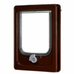 Gattaiola a 4 posizioni con tunnel - ZOLUX - L20 x H25 cm - Per porte in legno, PVC e metallo - Passerella - Marrone