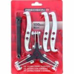 Estrattore a 3 griffe da 100 mm per cuscinetti - ACCIAIO DI PRECISIONE - Pignone - Volano
