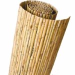 Recinzione in canne - NATURALE - Canne naturali divise - 5 x 1,5 m