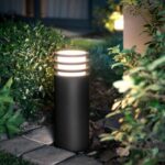 Lampada da terra - PHILIPS HUE - Lucca - Antracite - 1xA60 WCA - IP44 - immagine 3