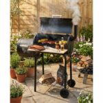 Affumicatore a carbone - COOKINGBOX - Due camere di combustione cilindriche - Acciaio - Maniglie in legno - Camino verticale - immagine 2