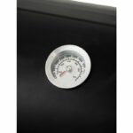 Affumicatore a carbone - COOKINGBOX - Due camere di combustione cilindriche - Acciaio - Maniglie in legno - Camino verticale - immagine 5