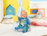 Tutina Baby Born - Blu - Fantasia orsetto - Con appendiabiti - Per bambole da 43 cm - immagine 3