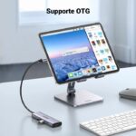 Hub USB - UGREEN - 5 in 1 - 3 porte USB 3.2, USB-C, HDMI 4K 30Hz - Nero - immagine 4